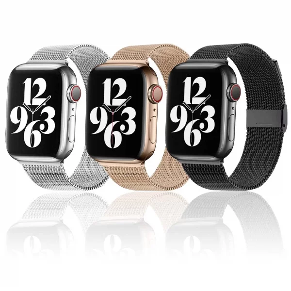 Curea Goospery Mesh Band Apple Watch (44 mm) [Gold]